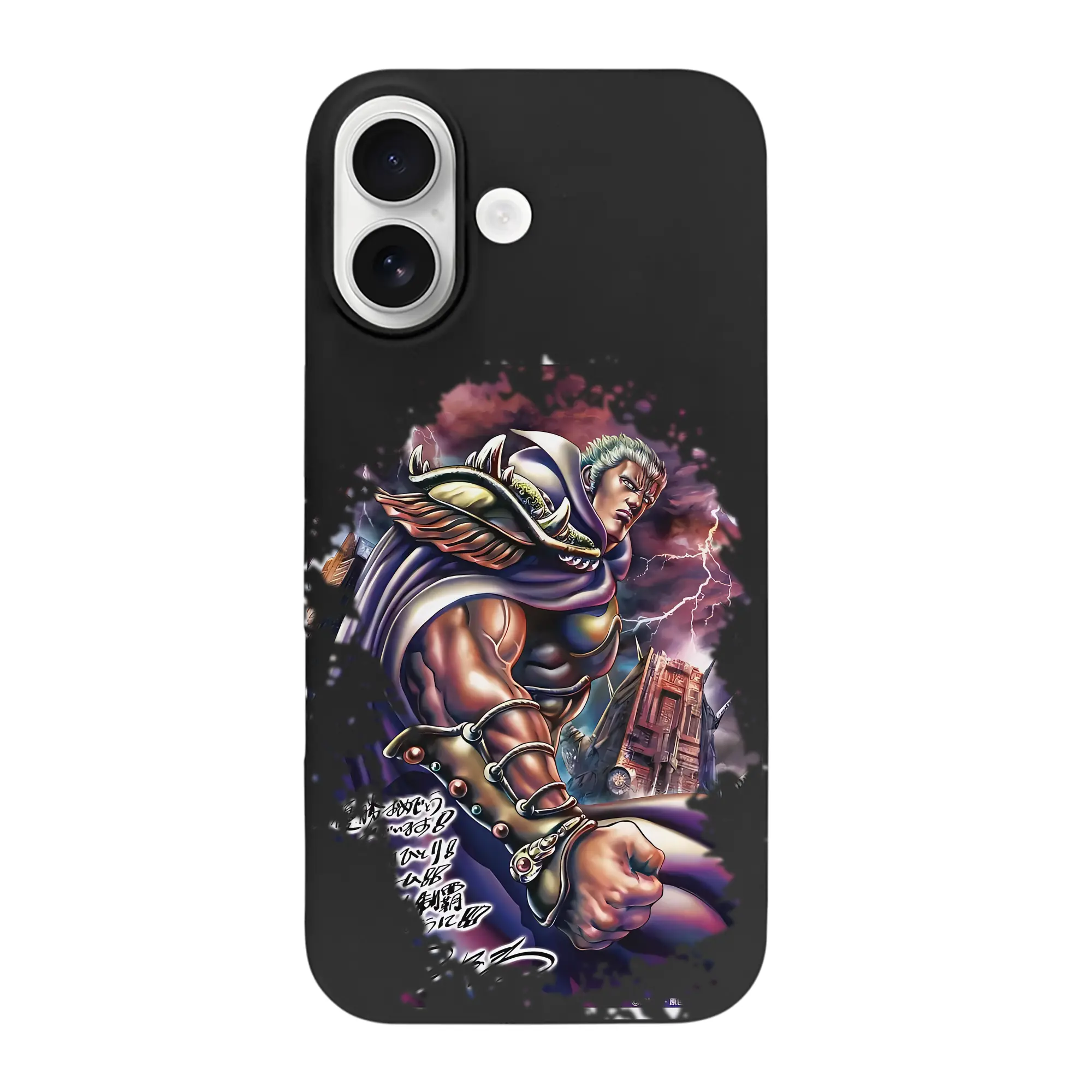 北斗の拳 グッズ,ラオウ - iPhone 17 シリーズ シリコンケース 薄型 耐衝撃 指紋防止 ソフトタッチカバー 精密フィット 傷防止 保護ケース iPhone 17/17 Air/17 Pro/17 Pro Max 対応